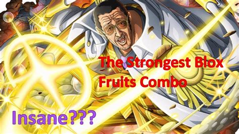 One Shot Light Combo Strongest Blox Fruits Combo Insane Youtube