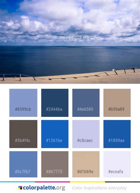 Sky Sea Horizon Color Palette