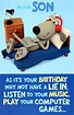 Cute Funny To Our Son Birthday Greeting Card | Cards | Love Kates