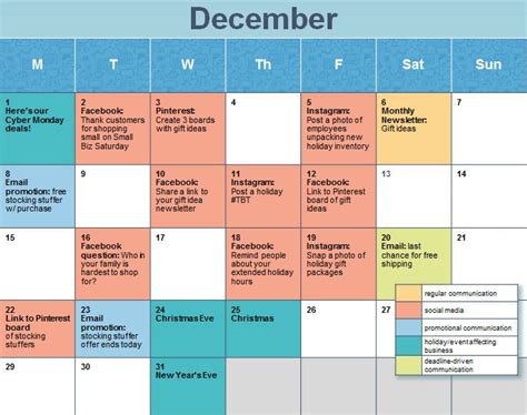How To Create A Holiday Social Media Calendar Red Mango Marketing