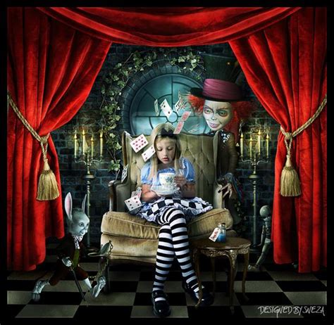 Creative Art Works Inspired By Tim Burton Alice In Wonderland Movie