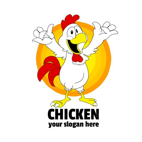 Cartoon Chicken Vector Logo Clipart Cartoon Chicken Vector Chicken