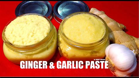 Ginger Garlic Paste Recipe Homemade Youtube