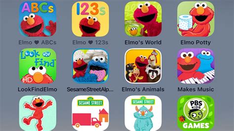 Sesame Street Elmo Loves Abcs123selmos World And Youpotty Time With
