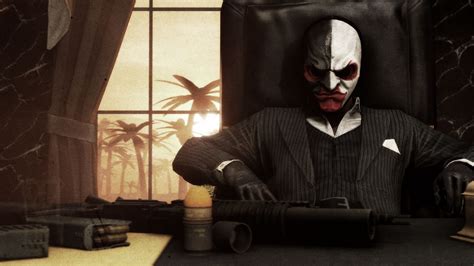 Desktop Wallpaper Scarface Payday 2 Video Game Mask Hd Image