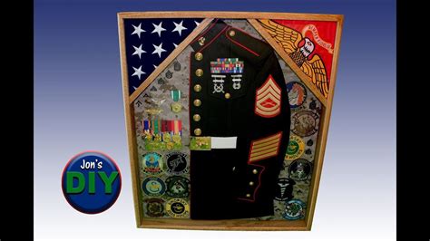 The nomadic life we lead, moving from station to station, being separated from our husbands for long stretches of time, and the constant fear that we live with if our husbands are anywhere near the sensitive areas in the country. (DIY) USMC Shadow box with Jacket and Flags - YouTube ...