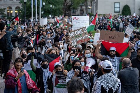 Columbia University Suspends Student Groups After Israel Gaza Walkout