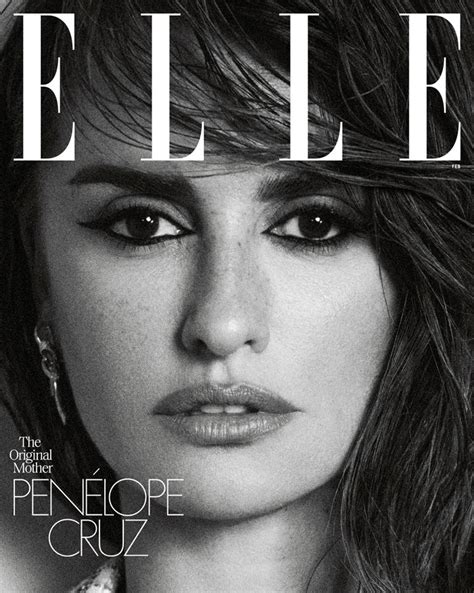 FERRARI Star Penélope Cruz Covers ELLE s February 2024 Issue Tom