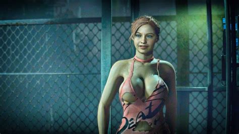 Обзор мода на большую грудь и сексуальный наряд для Клэр resident evil 2 remake re2 remake