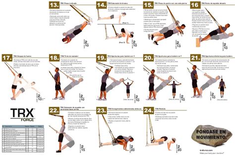 Trx Force Tabla De Ejercicios