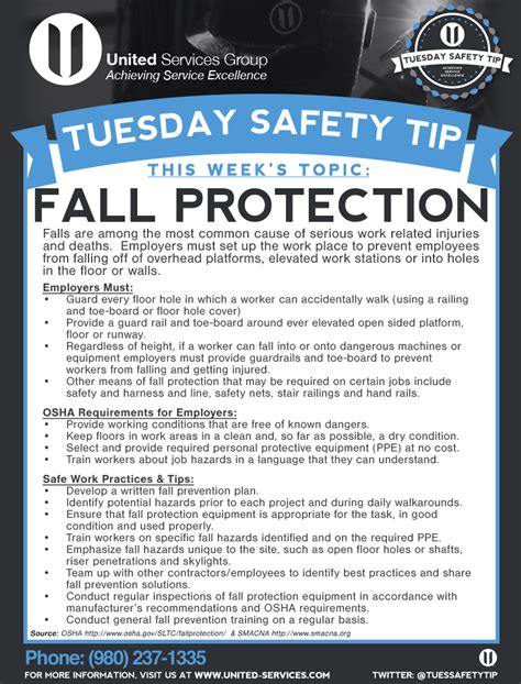 Fall Safety Topics For Work Languageen Office Worker Safety Dont