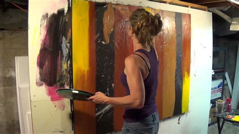 Abstract Art Painting Demo Original By Shari Kreller Youtube