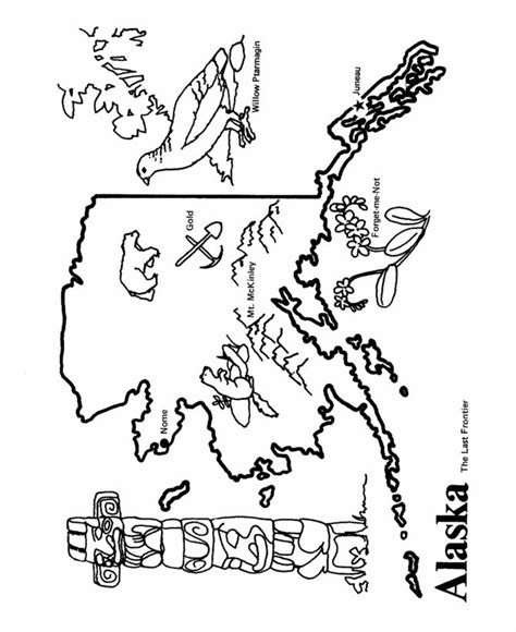 Alabama state flag coloring page see the official flag. 1000+ images about Alaska Unit Study on Pinterest | Lesson ...