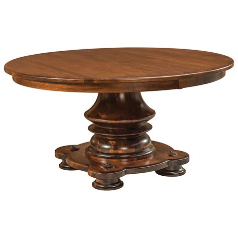 Hand crafted • solid wood • traditional craftsmanship ﻿ ﻿ amish traditions offer a full line of hand crafted, solid wood dining tables. Custom Amish Woodmont Customizable Solid Wood Pedestal ...