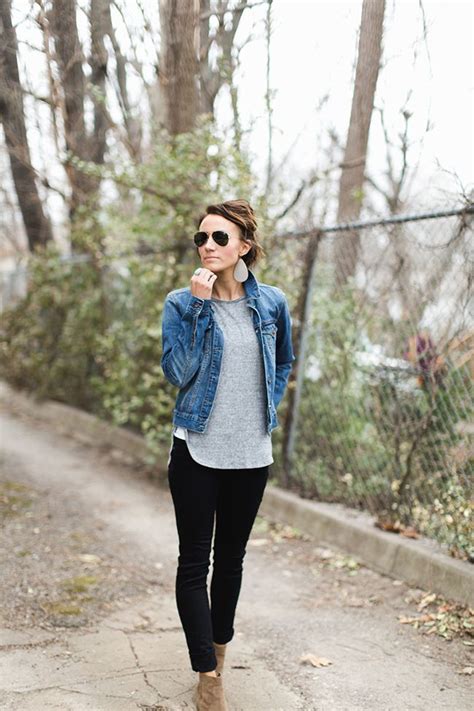 How To Wear A Denim Jacket An Indigo Day Affordable Style Blog Vlr Eng Br