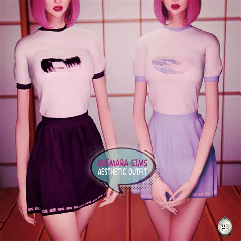 Guemara Sims Sims 4 Aesthetic Outfit New Mesh Base Game 15