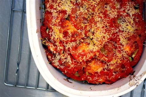 Vegetarian Tomato Bean Casserole And Breadcrumb Topping