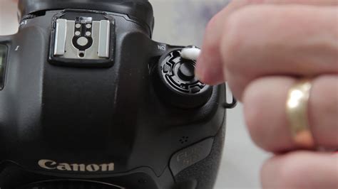 Replacing A Missing Canon Eos 5d Mkiii Mode Dial Youtube