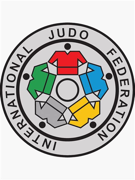 International Judo Federation Sticker For Sale By Noviaworld Redbubble