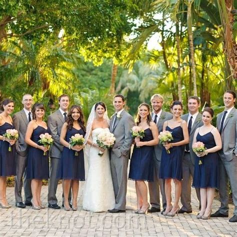 Navy And Grey Bridal Party Dream Wedding Navy And Gray For Wedding