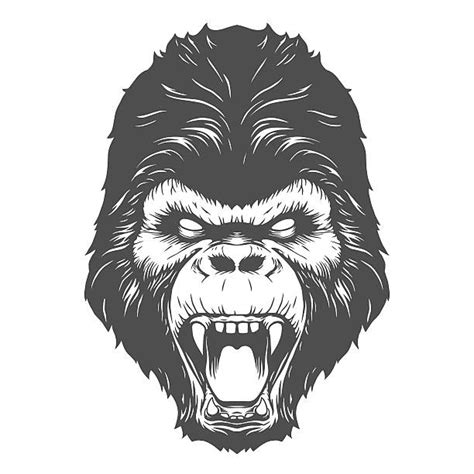 Gorilla Yell Illustrations Royalty Free Vector Graphics And Clip Art