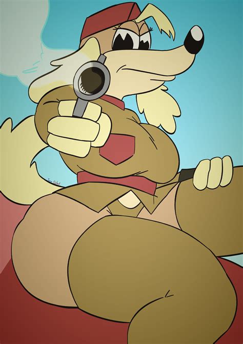Rule 34 Anthro Big Breasts Canine Cuphead Game Female Firearm