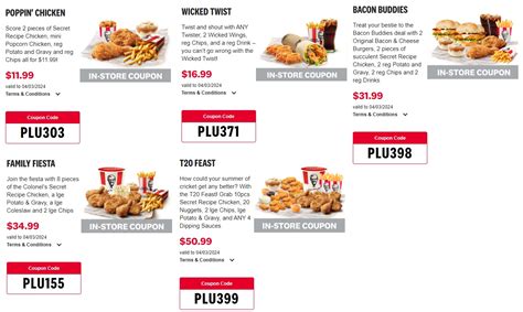Deal Kfc Coupons Valid Until 4 March 2024 Frugal Feeds Nz