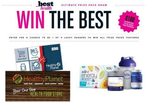 New Best Health Magazine Contest Win The Best Contest Enter For