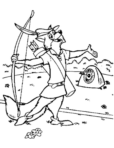 Robin Hood Coloring Pages Best Coloring Pages For Kids Disney