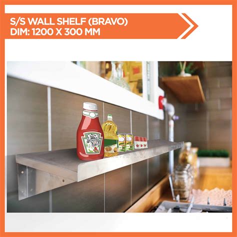 48 X 12 Inch Stainless Steel Wall Shelf Rack Kitchen Dining Oraganizer Holder Storage
