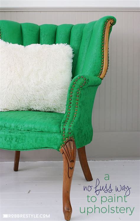 Diy Chair Makeover No Fuss Way To Paint Upholstery Diy Furniture