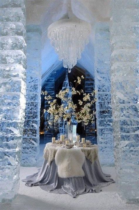 60 Adorable Winter Wonderland Wedding Ideas Ice Hotel Winter Wedding Decorations Winter