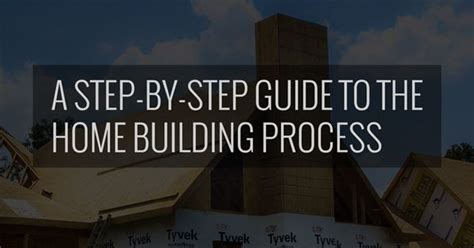 A Step By Step Guide To The Home Building Process Building A House