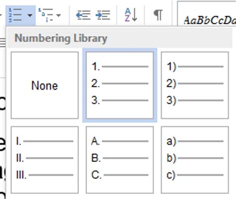 Bullet Points And Numbered Lists In Microsoft Word