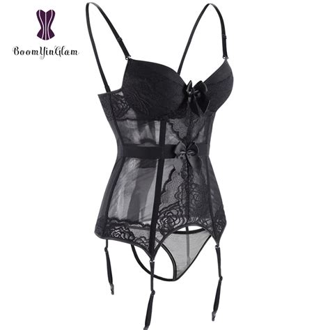 Buy Women Erotic Cotton Bustier Slimming Lace Shapwear Sexy Cosplay Suit Padded