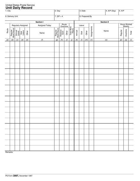 Ps Form 3997 ≡ Fill Out Printable Pdf Forms Online