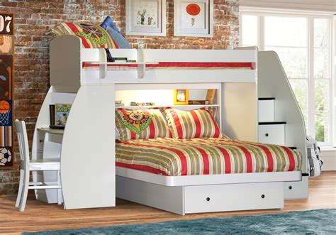 Twin Over Full With Desk Bunk Bed With Desk Bunk Beds With Stairs