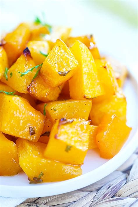 Honey Roasted Butternut Squash Easy Delicious Recipes
