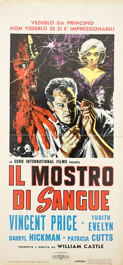 the tingler original 1962 italian locandina movie poster posteritati movie poster gallery