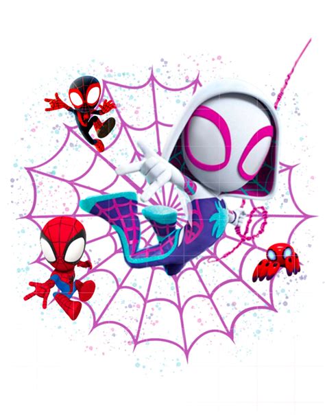 Ghost Spider Png Jpg Sublimation Spidey and His Amazing - Etsy Singapore
