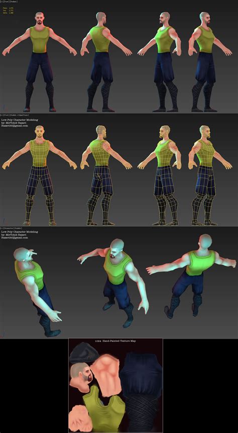 Mir Tohid Razavi Low Poly Game Character