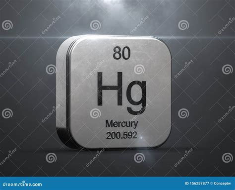 Mercury 80 Element Alkaline Earth Metals Chemical Element Of