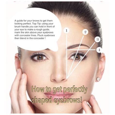How To Get Perfectly Shaped Eyebrows Eyebrows Plucking Eyebrows