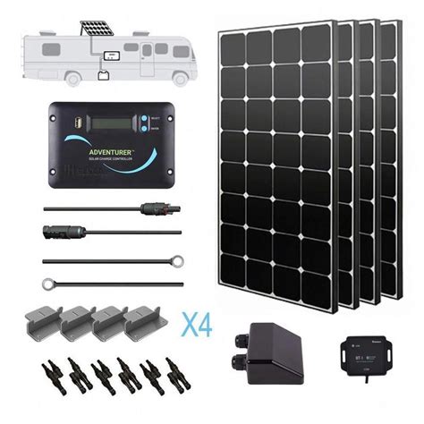 Renogy 400 Watt 12 Volt Monocrystalline Solar Rv Kit For Off Grid Solar