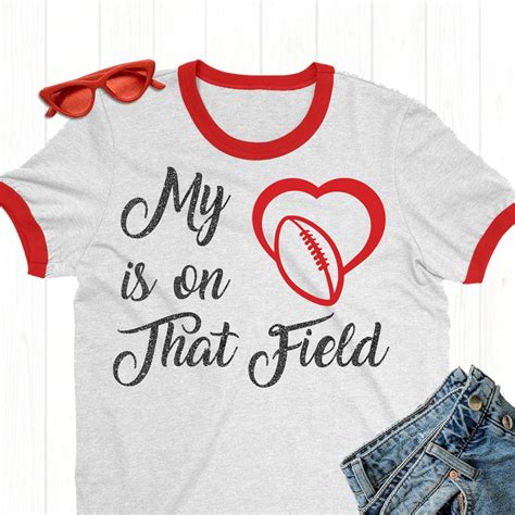 I heart hot moms svg. My Heart Is On That Field Football SVG,Football decals ...