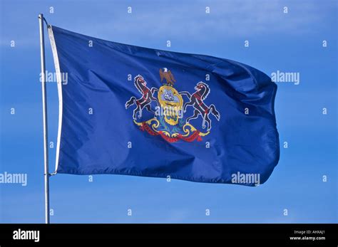 State Flag Of Pennsylvania Stock Photo Alamy