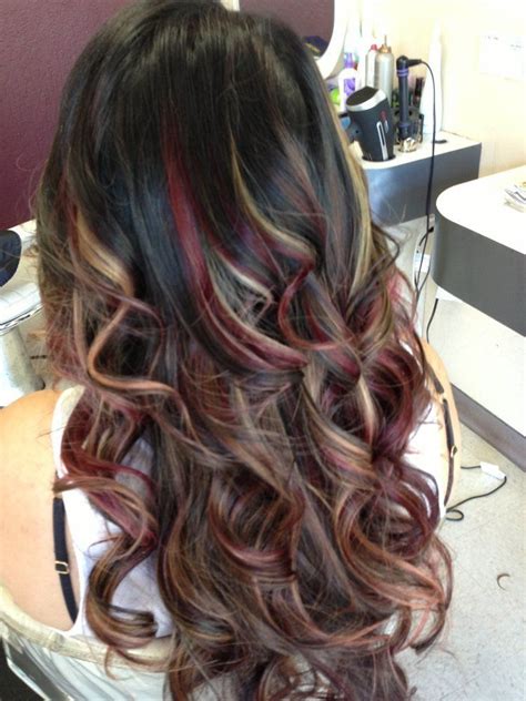 What if your hair is really dark, like close to black dark? Hair styles by Rachael Daymon on Variegated haircolors ...