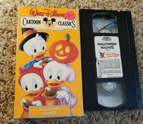 Walt Disney Cartoon Classics V 14 Halloween Haunts Vhs 1995 For Sale Online Ebay