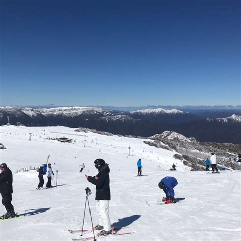 Beautiful Day To Ski On Mt Buller Victoria Australia Rskiing