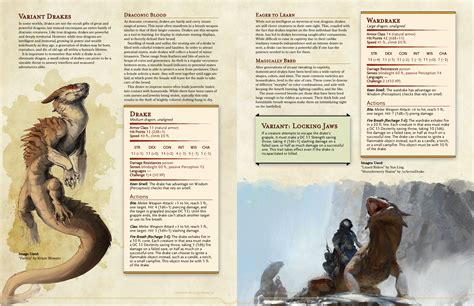 On your turn, you can enter a rage as a bonus action. Some variant Drake ideas for my upcoming campaign. It ...